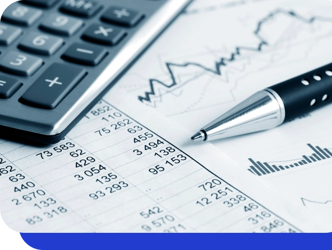 A pen sitting on top of a Fractional CFO report of Profit and Loss